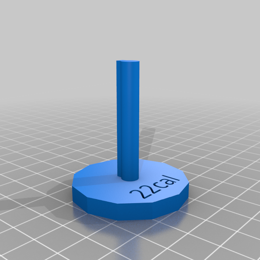 22 cal Single Clip Alignment Rod 3D model