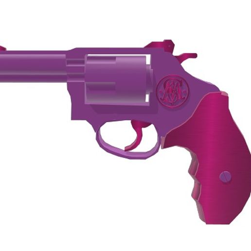 Smith & Wesson Revolver 3D model