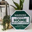 1c8cb219-2861-4ddc-bbcf-363c93a256ae.jpg Warning Protected by Home Security System Yard Sign