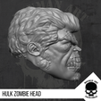 19.png Hulk Zombie head for 6 inch Action Figures