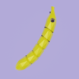 render7.png banana articulated keychain