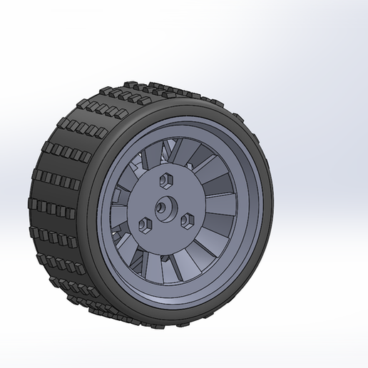 🛞 Wheel for Rc Car Hexagon 12 diameter 9cm・Free STL File for ・Cults