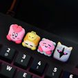 kirby_01.jpg Kirby Tastenkappen - Mechanische Tastatur