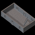 House-1-no-damage-4.png WWII Tabletop Terrain Set 28mm scale (3D Printable Files) - Based on real buildings from Carentan, France