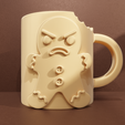 Gingerbread1.png Angry Gingerbread Mug – 3D Printable Model