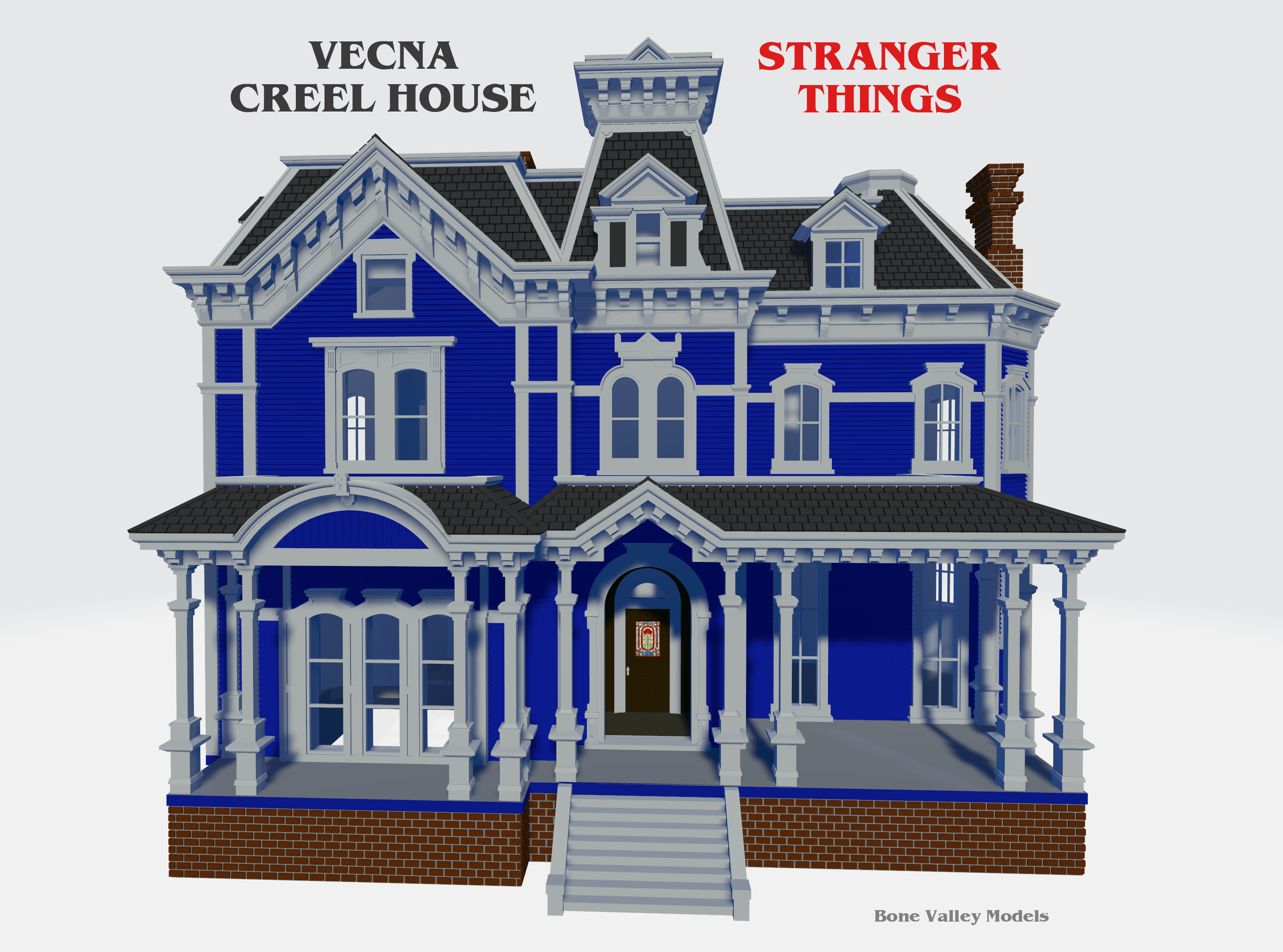 STL file Stranger Things Vecna Creel House・3D print object ...