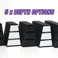 8 & EPI OPTIONS Fast-Print Modular Storage Drawers – Trapezoid Edition (Vase Mode)