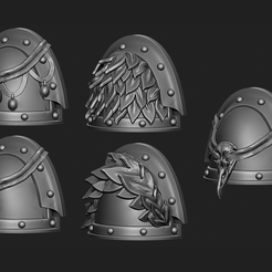 shoulders.png STL file Thorn Lord Shoulders・Design to download and 3D print, frigid