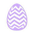 Easter Egg lines no hole.stl Flat Easter Eggs for decoration