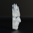 55.png Night King Face Mask - Cosplay Mask 3D print model