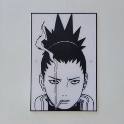 1689072191161.jpg Shikamaru Smoking Magnetic Wall Art From Naruto