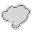 IMG_4015.jpeg Cowboy Hat & Rope Heart Fondant Biscuit Cookie Cutter & Stamp Embosser