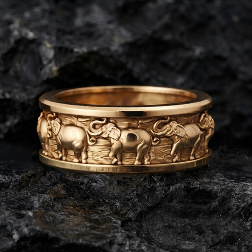 real.png Anillo de elefante Modelo de impresión 3D