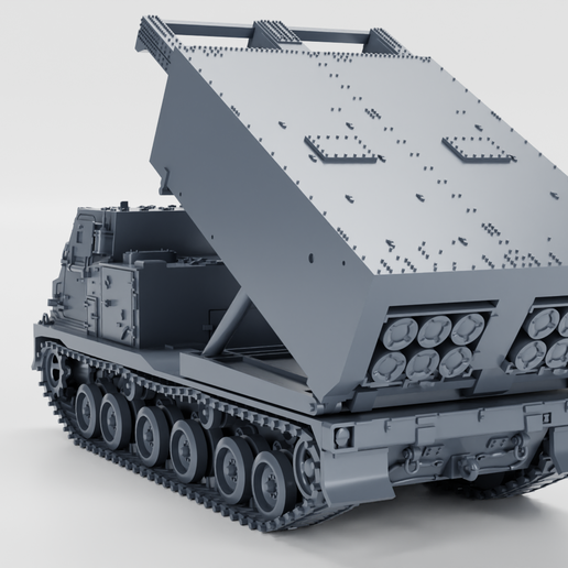 3.png M270 MLRS (Multiple Launch Rocket System) (US, Cold War) (1:56 and 1:100 scale)