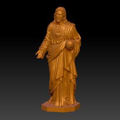 2023-05-15_144911.jpg STL file jesus statue ornament・3D printer design to download