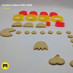 IMG_20181211_121030.jpg 3D file PAC-MAN cookie cutters set・3D printer design to download, 3D-mon