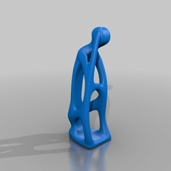 thinker.png Archivo STL gratuito Pensador・Design para impresora 3D para descargar, Mankati3DPrinter