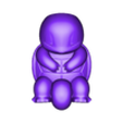 Squirtle part 1.stl Squirtle dans les capsules de la machine à guérir (EASY PRINT NO SUPPORT)
