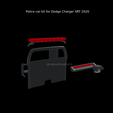 Nuevo-proyecto-2022-01-07T121650.856.png Police car kit for Dodge Charger SRT 2020 - Model car - diecast
