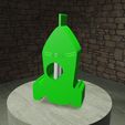 Weed-Rocket-Ortho-Render.jpg Free Weed (Rocket Joint Vase)