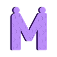 M.stl Alphabet for children. K L M N O