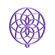 bez_pingente.stl lotus flower mandala pendant