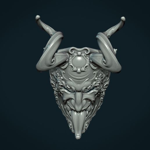 3D file Demon Satyr Mask・3D printable model to download・Cults