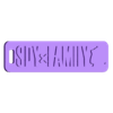 Llavero Logo.STL Spy x Family keychain