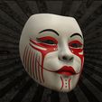 5.jpg Geisha Mask Anime Mask 3D print model