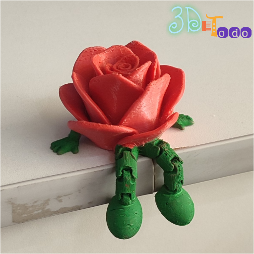 hinged rose – without supports – Valentine’s Day – Print on your site
