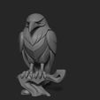 Mystical-Raven-Sculpture-render-1.jpg Mystical Raven Minimalist Sculpture