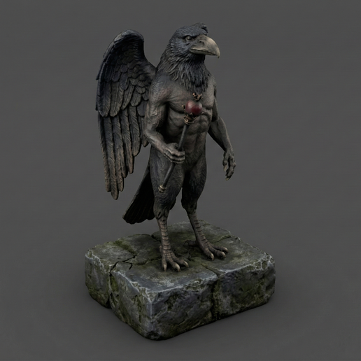 Raum Goetia Demon STL Statue