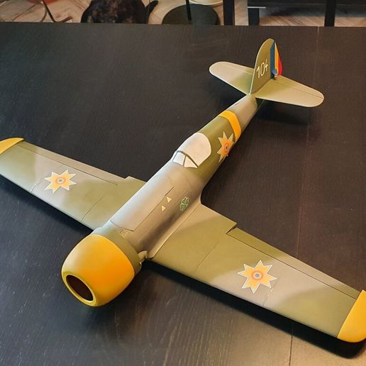 IAR-80 Flying model - 1/12 scale 3D model