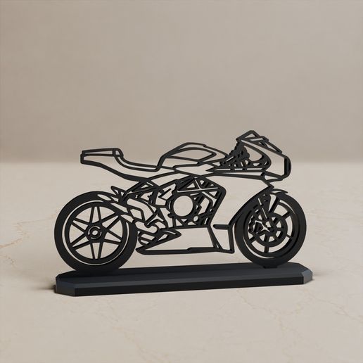 MV AGUSTA SUPERVELOCE 98 MODELL STAND DECOR
