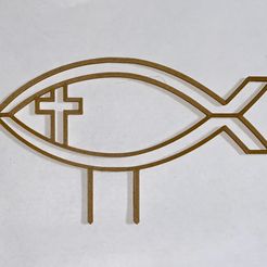 IMG_3714.jpeg STL file cake topper or decoration for a christian occasion/confirmation/communion・3D printer model to download