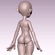6.jpg Stacy - STL 3D Kit Printed Ball Jointed Doll Base - PLA filament /SLA Resin Compatible files