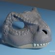 T-Rex-Mask-Render1.jpg T-Rex Dino Wearable moveable mask