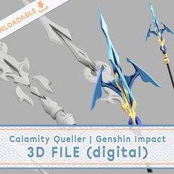 x Calamity Queller | Genshin Impact 3D FILE (digital) wo Файл 3D Genshin Impact Calamity Queller | Файл 3D модели・Дизайн для загрузки и 3D-печати