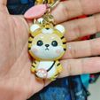 WhatsApp-Image-2023-10-15-at-07.18.33_2e5241d0.jpg Shiba Inu Keychain  with Little Tiger Costume (Easy 3D Print no Support)
