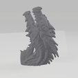angle_side.png Бюст головы дракона STL файл - 3D печатная миниатюра фэнтези - DnD Tabletop RPG - Скульптура дракона Display Piece