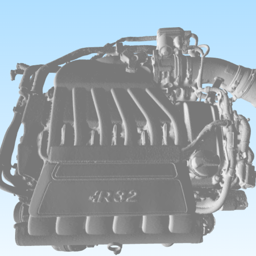 STL file VW Audi R32 R30 R31 VR6 Engine 3D Scan 🚗 ・3D printable model ...