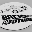 1.png Back to the Future - Delorean 2 Coasters