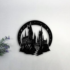 hogwarts.png HARRY POTTER HOGWARTS WALL ART 2D MAGIC