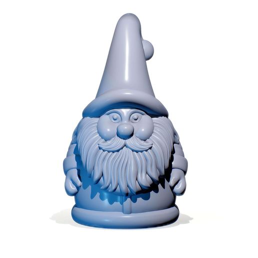 tbrender_004.jpg Santa Claus 3D Print – No Supports Needed, 70mm Holiday Figurine