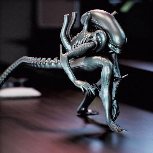 👽 Alien Xenomorph Separated by pieces - Alien Xenomorph 30cm separated ...