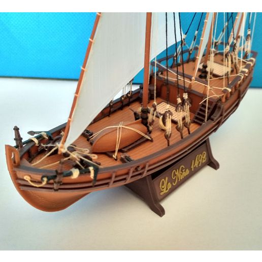 Columbus caravel Nina (1492) 3D model