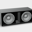 Lautsprecher-FJKE108.png 1:18 Subwoofer box with speaker 2x 12" (30cm)