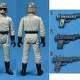 at-st_driver.jpg IMPERIAL GUNNER / AT-ST DRIVER / ENDOR PRINCESS LEIA BLASTER INSPIRED BY KENNER 1984 ACTION FIGURE