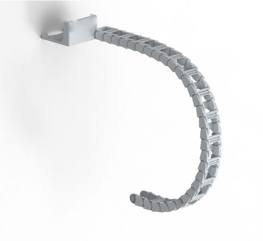 Cable management Creality Ender 3 - Clip-on link chain version