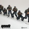 2.jpg STL file Group 1 WWII German Soldiers・Design to download and 3D print